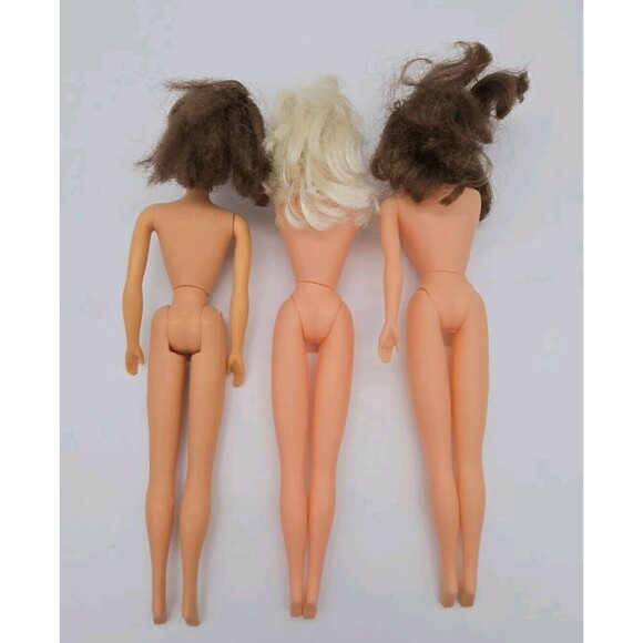Vintage 1980s? Fashion Dolls Barbie Clone Lot Of 3 U.D.G.O. Inc. Plastic Dolls - Picture 4 of 16